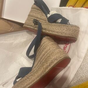 Christian Louboutin Mariza Zappa Blue NWt